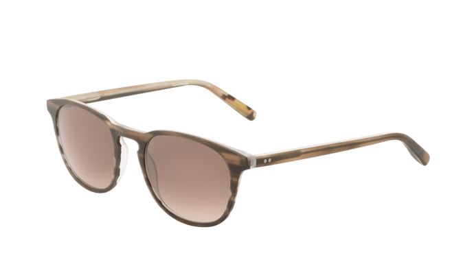 Brown retro sunglasses amazing gaze