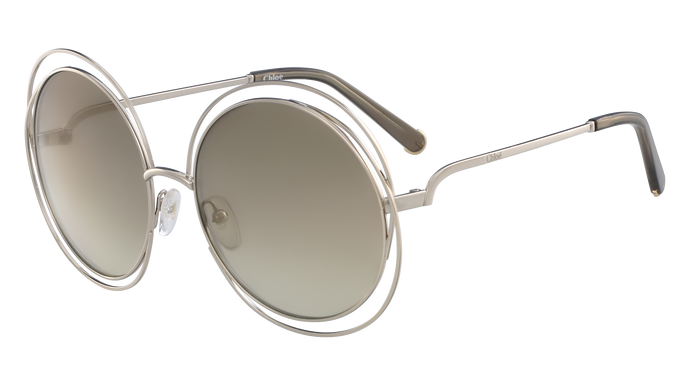 Small Carlina Chloe round metal 
