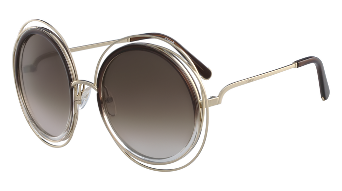 chloe carlina small gradient brown