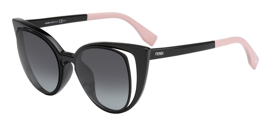 Fendi Paradeyes FF0136/S  Color NY1/HD Size 51 Black sunglasses catwoman trendy designer eyewear amazing gaze webshop best price online