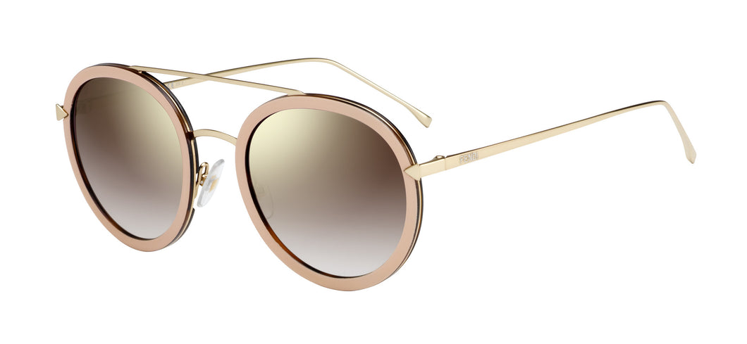 Fendi Funky Angle FF0156/S  Color V54/QH Size 51 Nude sunglasses trendy designer eyewear buy online