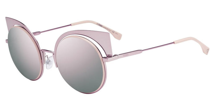 Fendi Eyeshine FF0177/S  Color Z5D/0J Size 53 Pink mirror sunglasses trendy designer eyewear buy online best price
