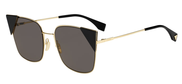 Fendi Lei FF0191/S  Color 000/2M Size 55 Black gold sunglasses trendy designer eyewear best buy online