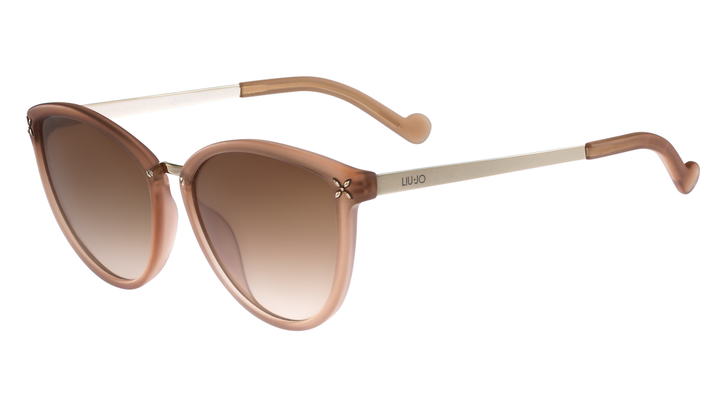 Liu-Jo 28954  Color 201 Size 56/17 Nude gold trendy designer sunglasses best buy fashion eyewear amazing gaze webshop