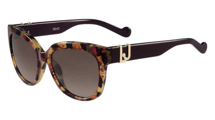 Liu-Jo 31832  Color 704 Size 55/17 Mustard tortoise sunglasses trendy designer eyewear best buy fashion amazing gaze webshop