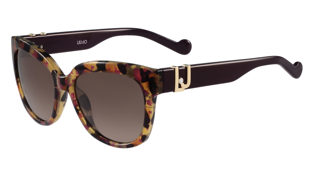 Liu-Jo 31832  Color 704 Size 55/17 Mustard tortoise sunglasses trendy designer eyewear best buy fashion amazing gaze webshop
