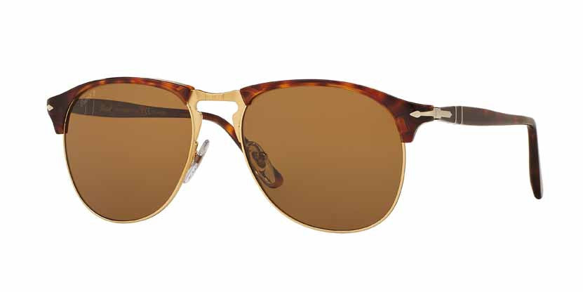 Persol Havana Polarized  Color 24/57 Size 56 Brown gold unisex sunglasses trendy eyewear amazing gaze webshop