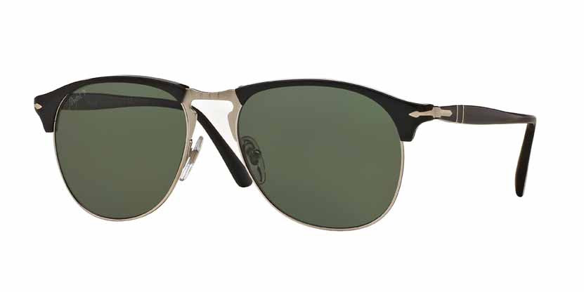 Persol Black Polarized  Color 95/58 Size 56 Black silver sunglasses unisex trendy designer eyewear amazing gaze webshop