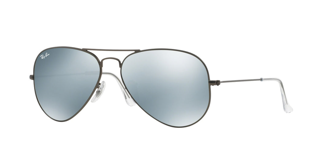 ray-ban aviator large RB3025 silver mirror sunglasses eyewear designer