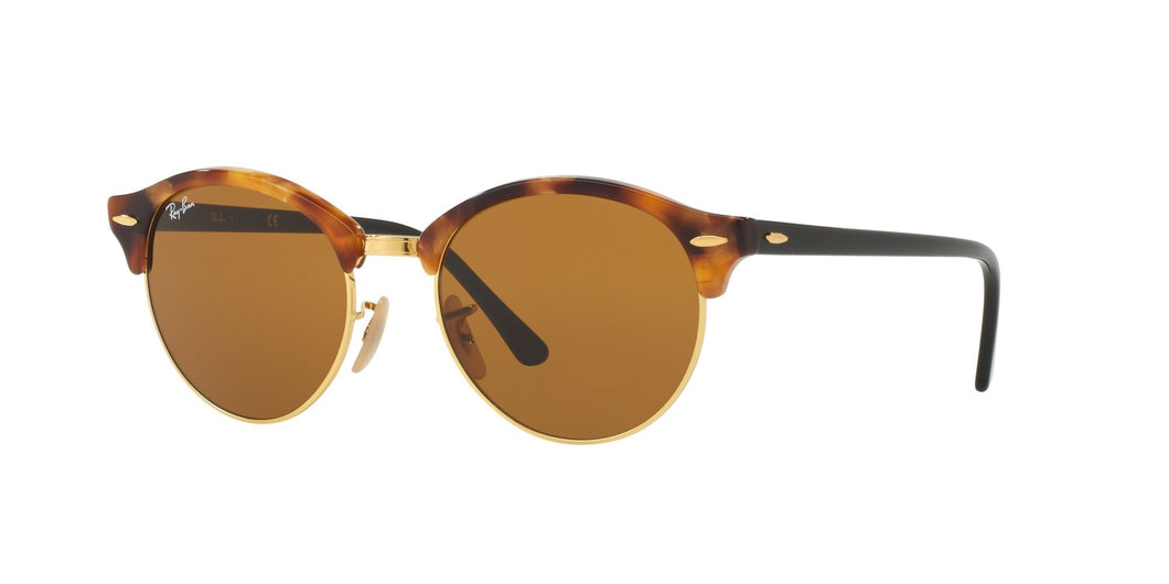 Ray-ban clubround RB4246 1160 tortoise gold brown lenses sunglasses eyewear buy online best price